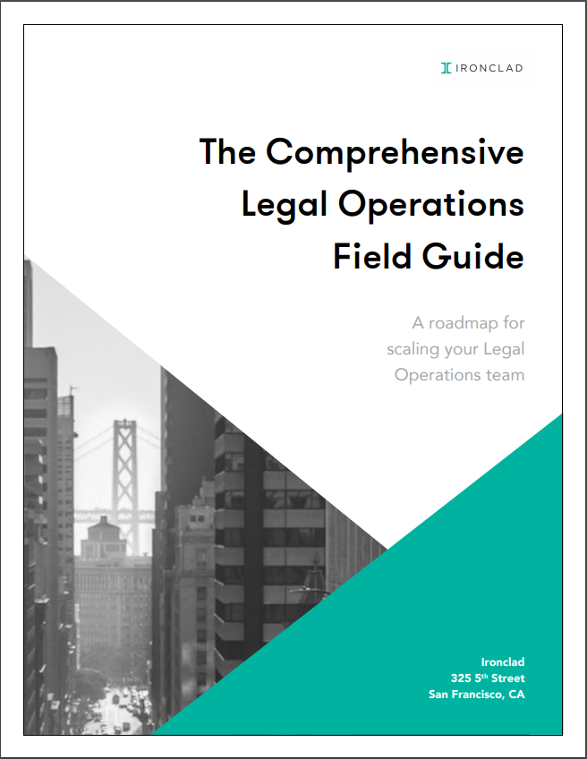 The Comprehensive Legal Operations Field Guide The Comprehensive Legal Operations Field Guide